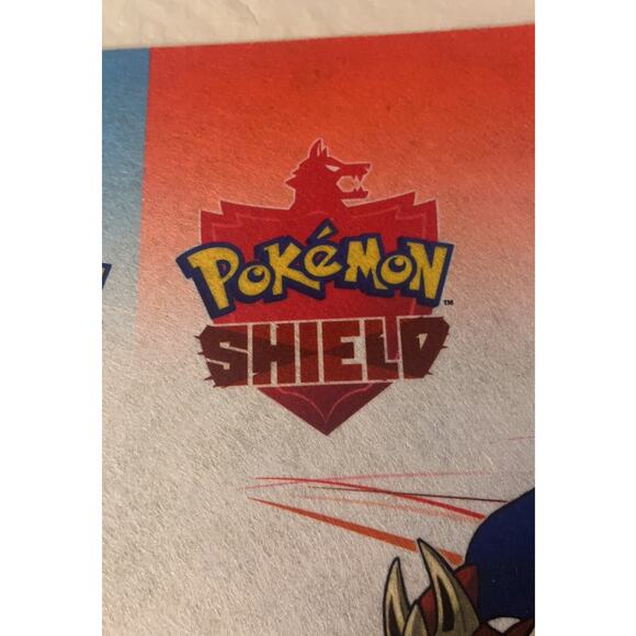 Pokémon Sword Shield  Galar region Sign Banner Flag Felt Nintendo Switch Promo - Picture 4 of 14